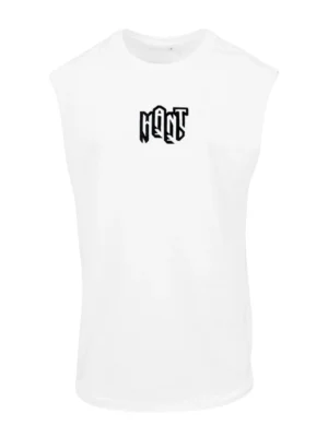 Camiseta sin manga blanca
