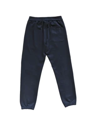 Pantalon chandal azul marino con logo bordado